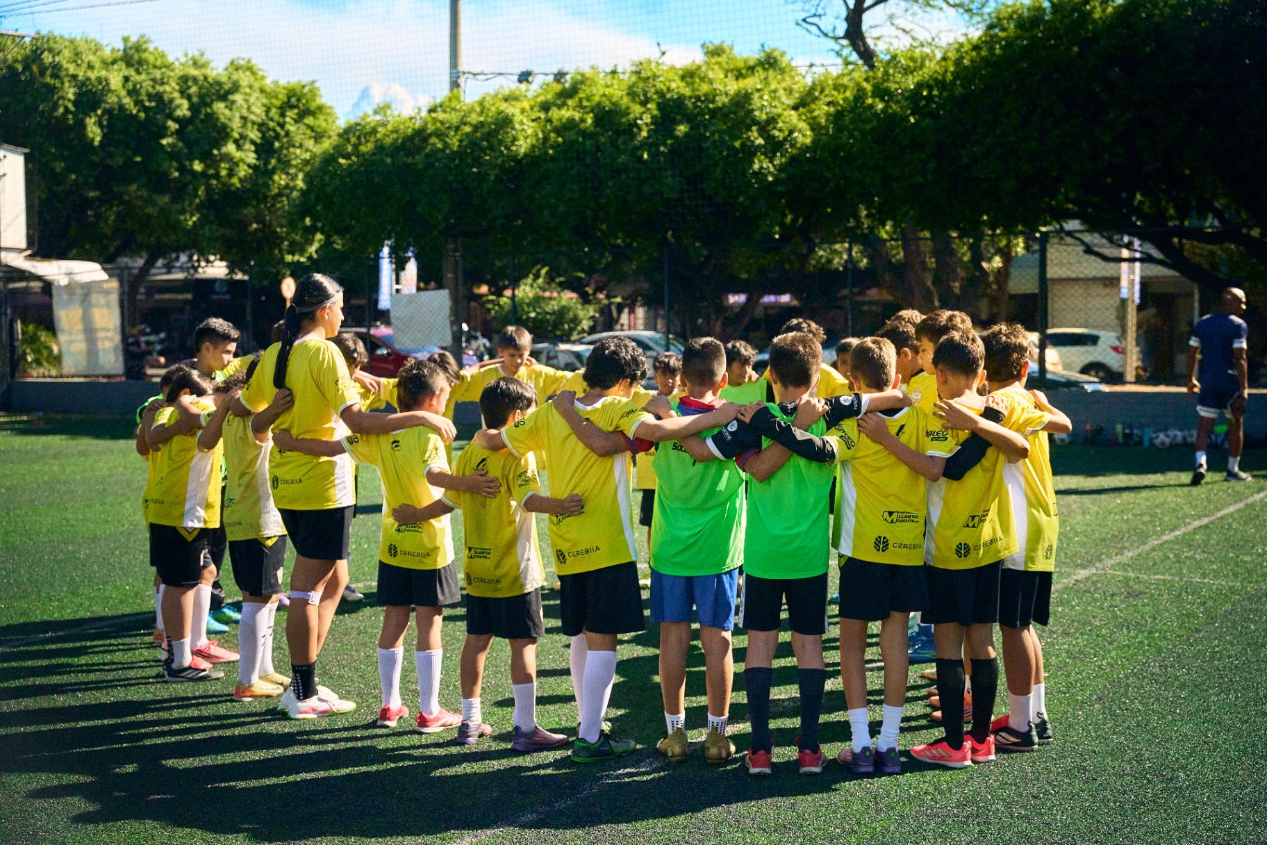 Huddle de equipo